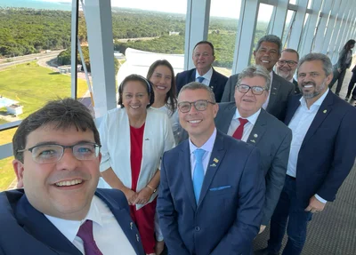 Rafael Fonteles e governadores do Consórcio Nordeste