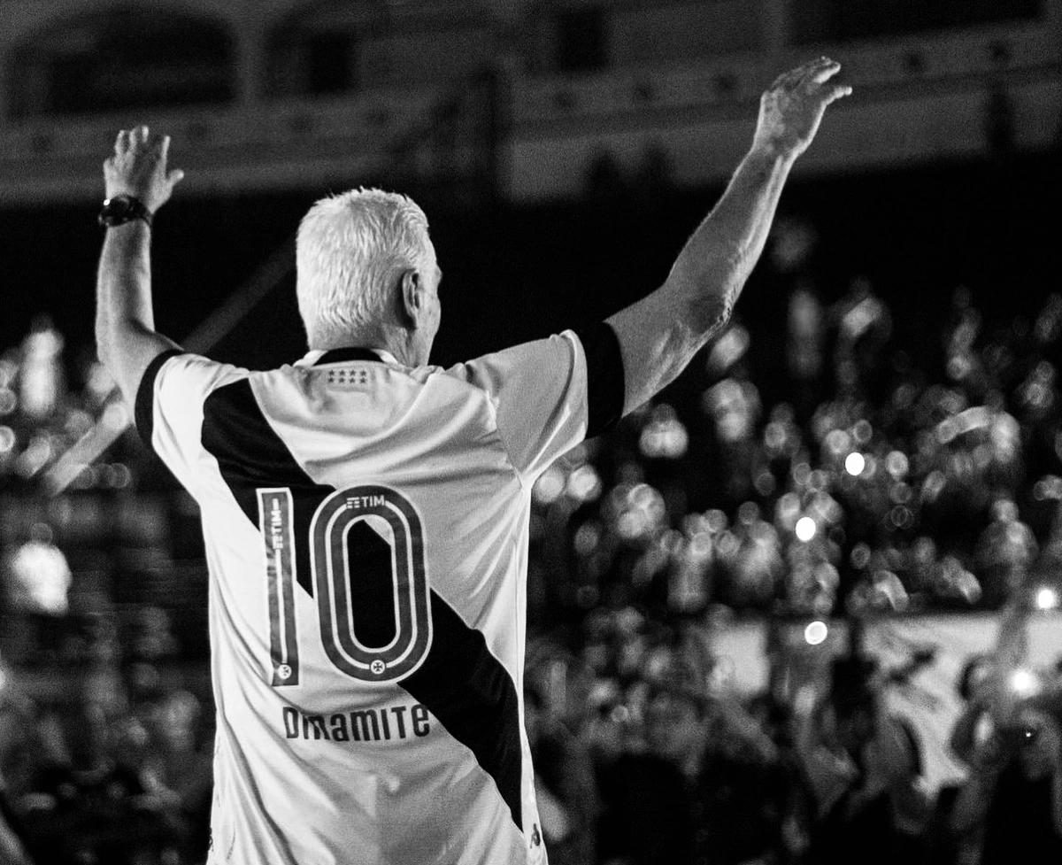 Roberto Dinamite ídolo do Vasco