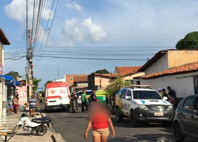 Rua Osvaldo Costa e Silva, bairro Piçarreira, onde a vítima caiu ferida