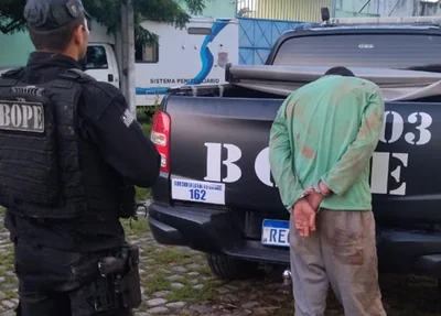 Samuel Cruz dos Santos e outro fugitivo foram recapturados neste domingo (22)
