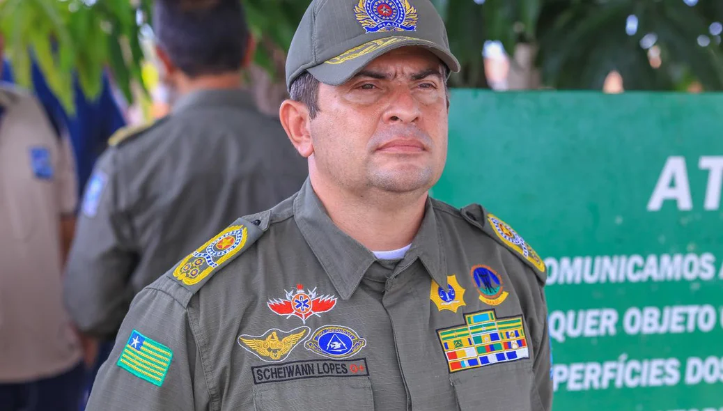 Scheiwann Lopes, comandante geral da Polícia Militar do Piauí