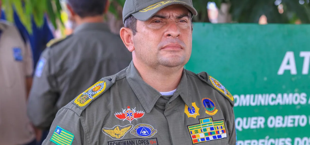 Scheiwann Lopes, comandante geral da Polícia Militar do Piauí