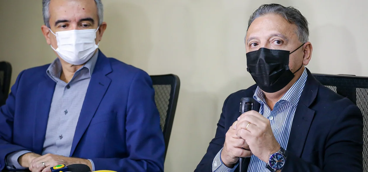Secretários Emílio Júnior e Washington Bonfim