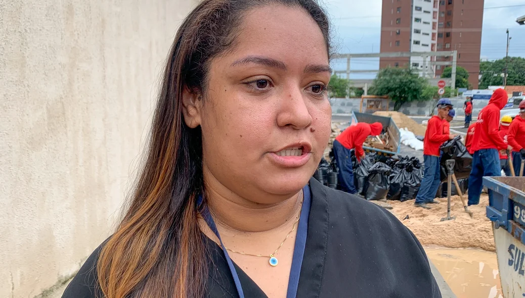 Síndica do condomínio Lidiane Soares
