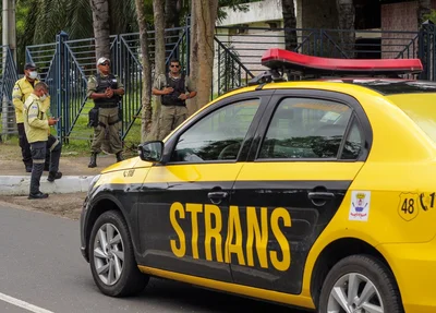 Strans esteve presente no local das manifestações