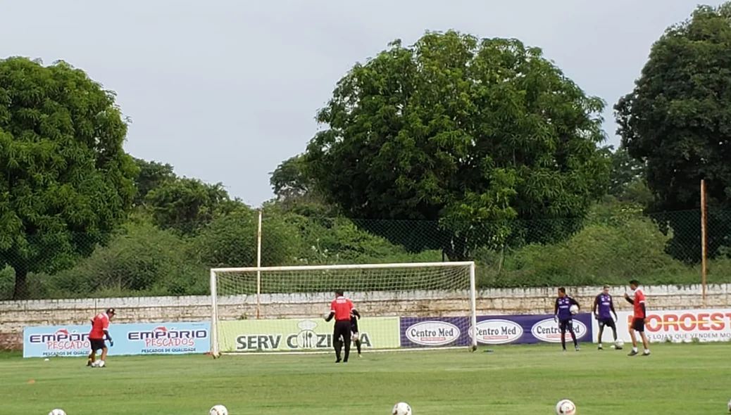 Treino de goleiros do River