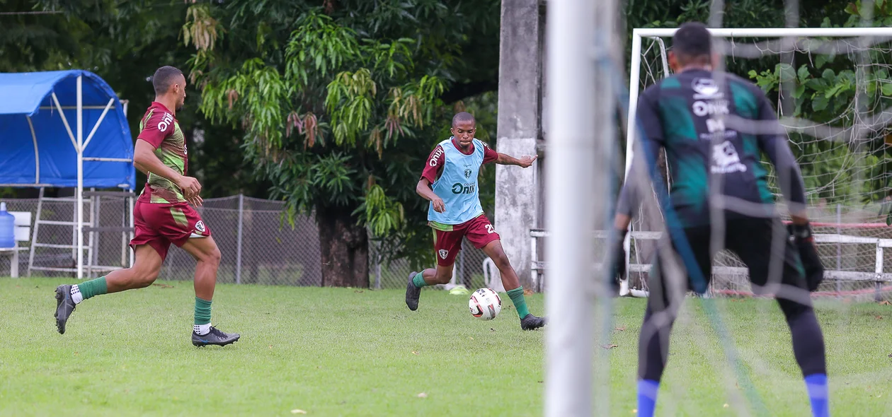 Treino do Fluminense do Piauí