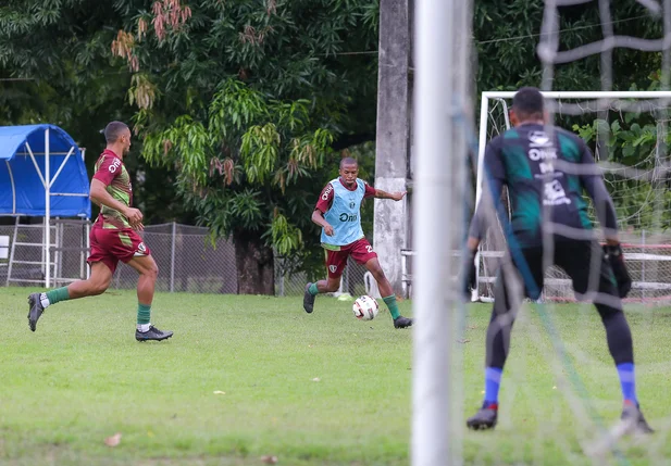 Treino do Fluminense do Piauí