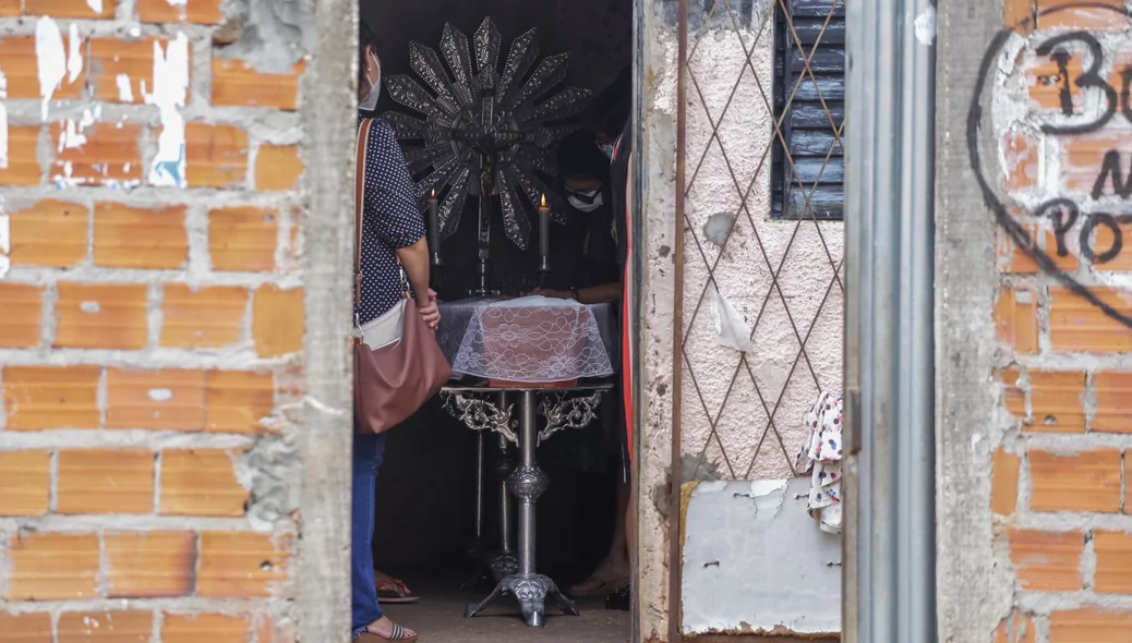 Velório da estudante de jornalismo Janaína Bezerra
