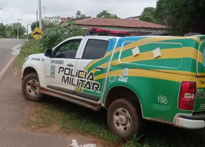 Viatura da Polícia Militar em Gilbués