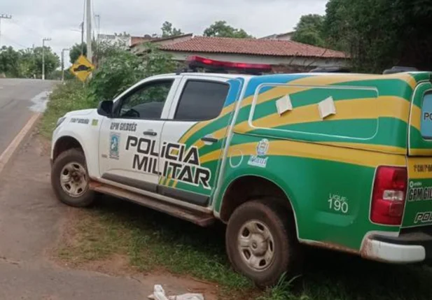 Viatura da Polícia Militar em Gilbués