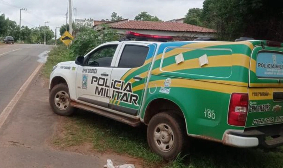 Viatura da Polícia Militar em Gilbués