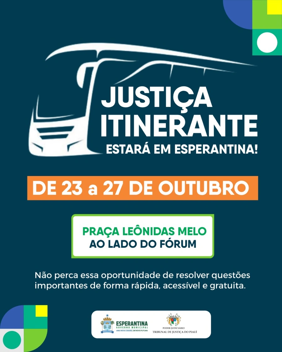A equipe estará disponível de 23 a 27 de outubro