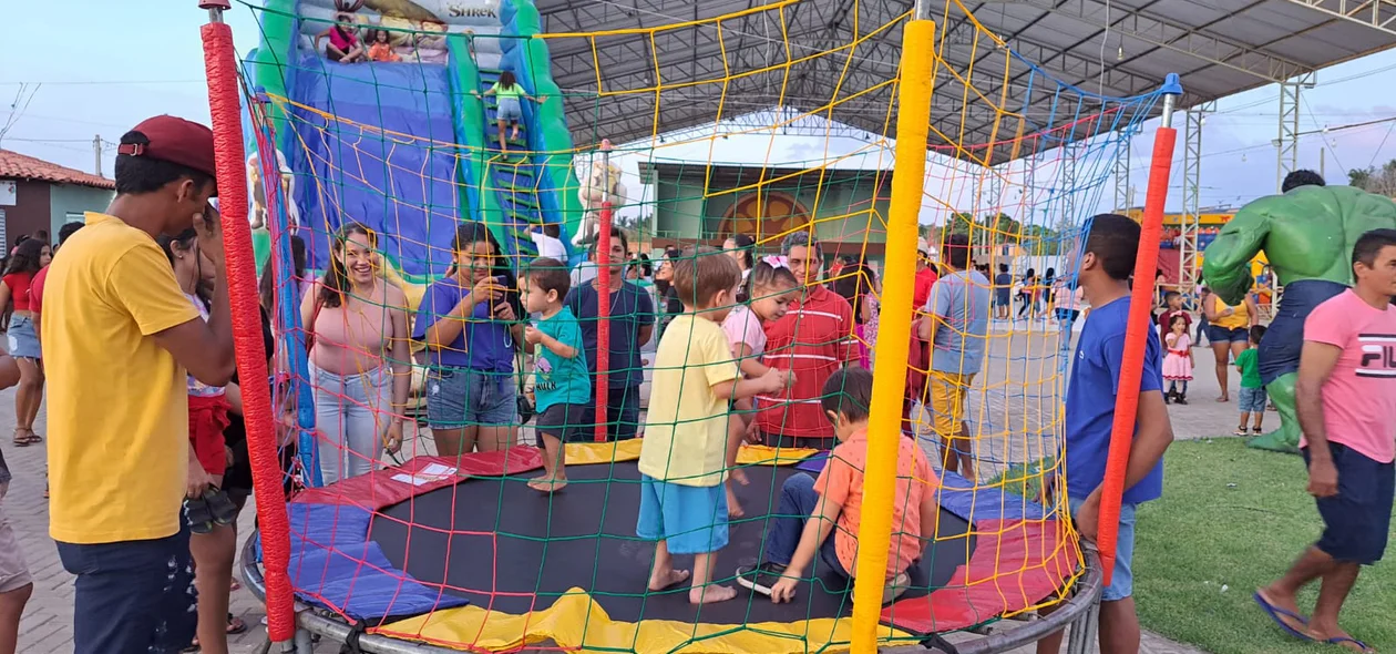 A festa das crianças foi marcada por uma série de atrações