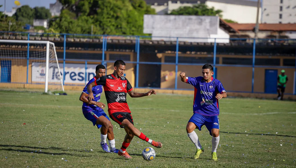 A partida terminou 2 a 0 para o Piauí