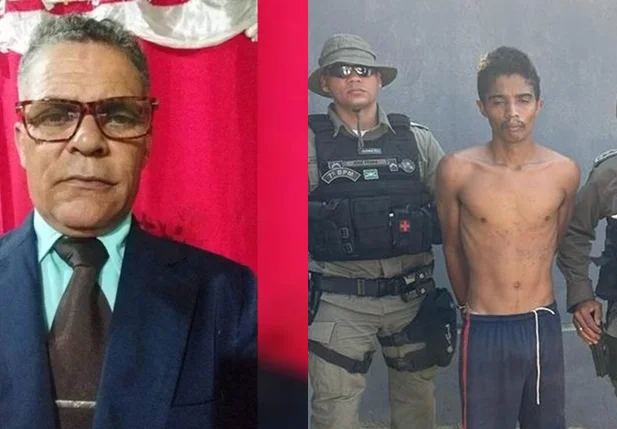 A vítima, Sulpício da Silva Neto, e o acusado de homicídio, Mateus Pereira Rodrigues