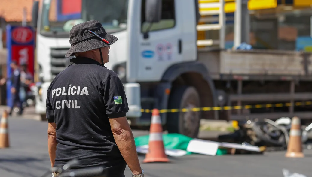 Acidente envolveu um caminhão da empresa Litucera