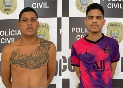 Alysson Rocha Silva e João Victor presos pelo DRACO