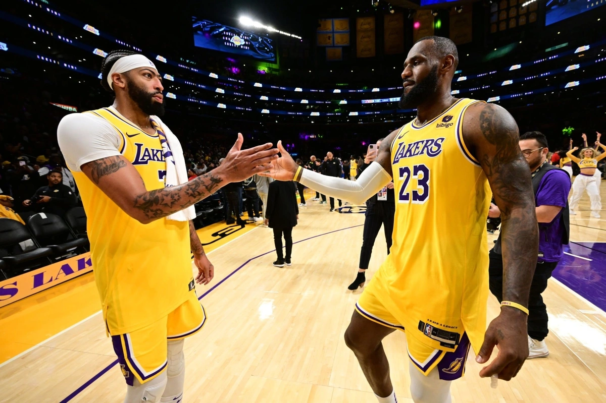 Anthony Davis e LeBron James