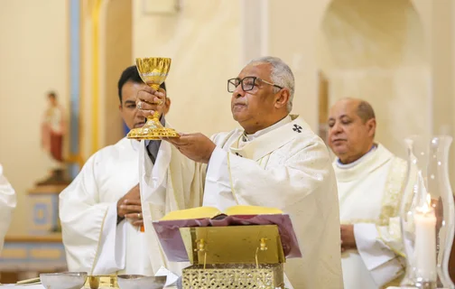 Arcebispo Dom Juarez Sousa durante missa