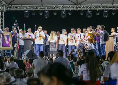 Assinatura da ordem de serviço do Hospital da Mulher