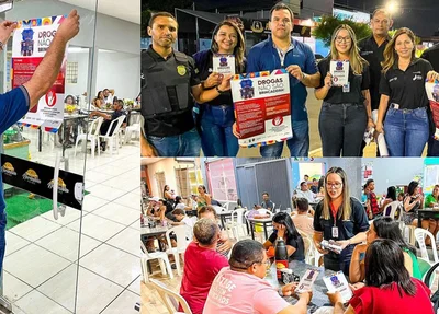 Blitz educativa ocorrida na zona norte de Teresina