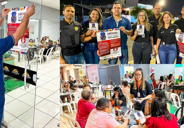 Blitz educativa ocorrida na zona norte de Teresina