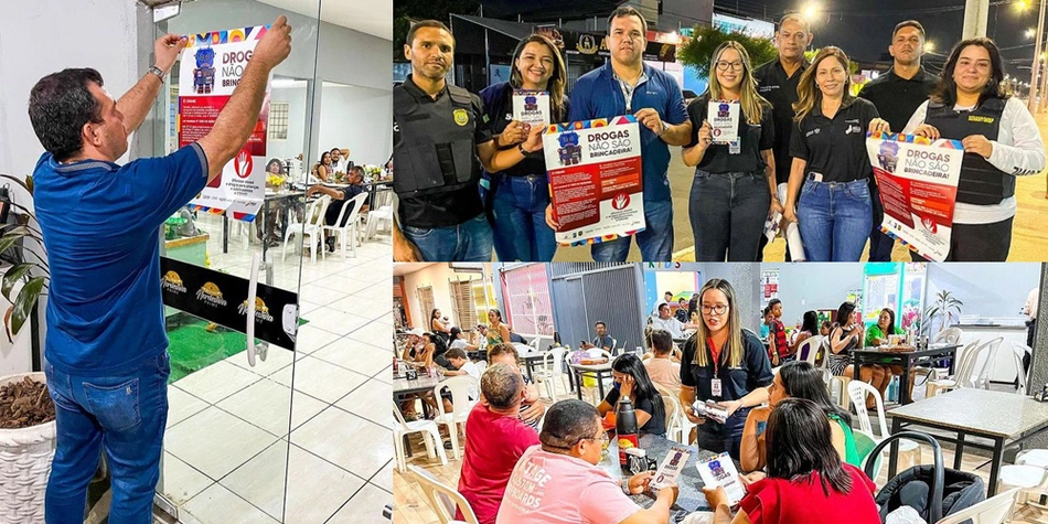 Blitz educativa ocorrida na zona norte de Teresina