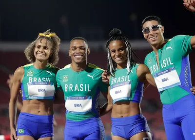 Brasil fica com a prata no revezamento 4x400m