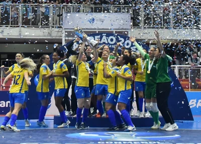 Brasil vence Argentina na Copa América de Futsal Feminino