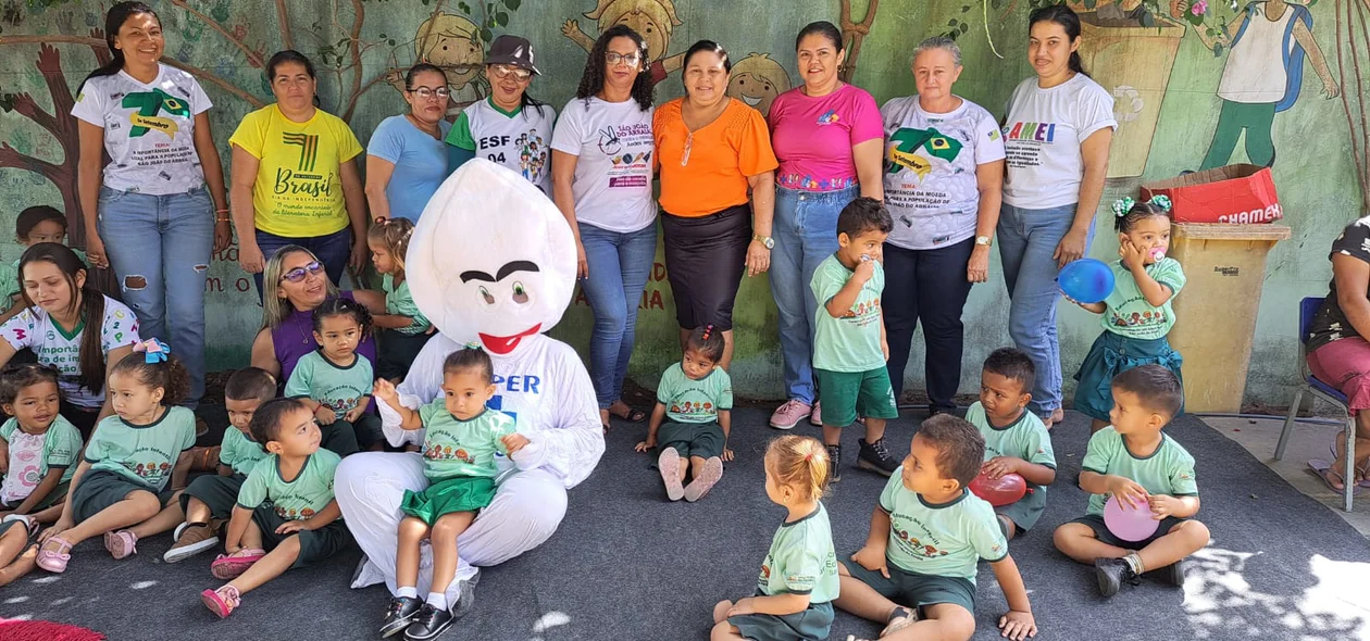 Campanha também contou com Zé Gotinha