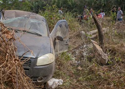 Carro envolvido no acidente