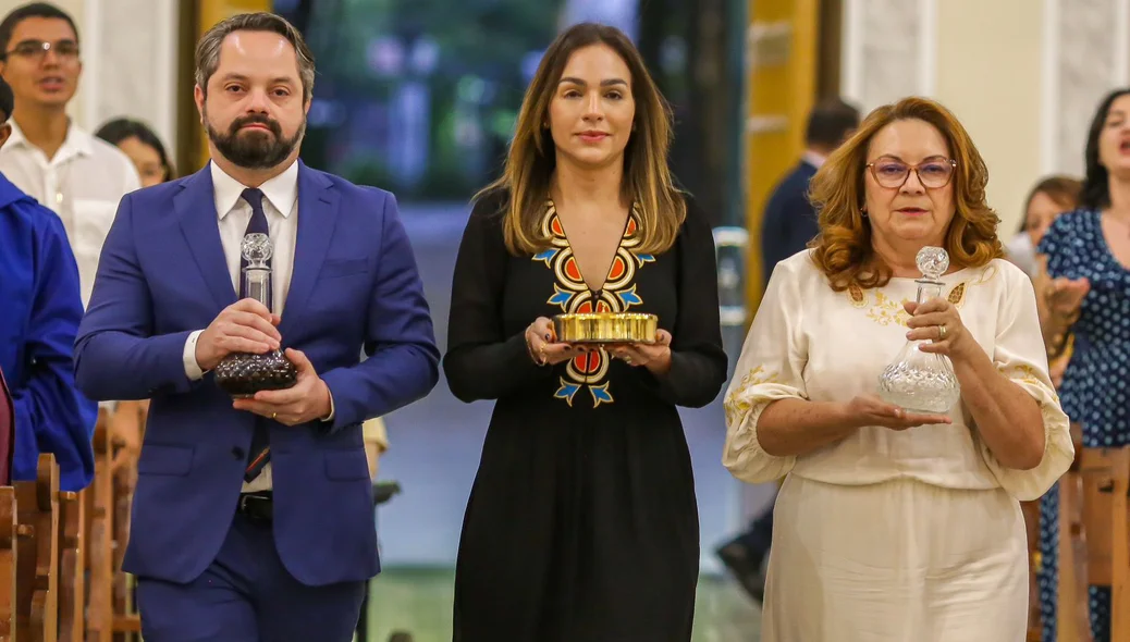 Cerimônia da missa em ação de graças