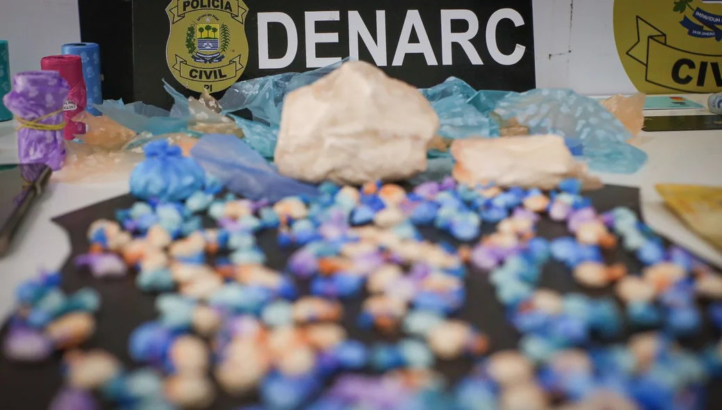 Cocaína apreendida
