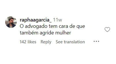 Comentário feito pelo empresário