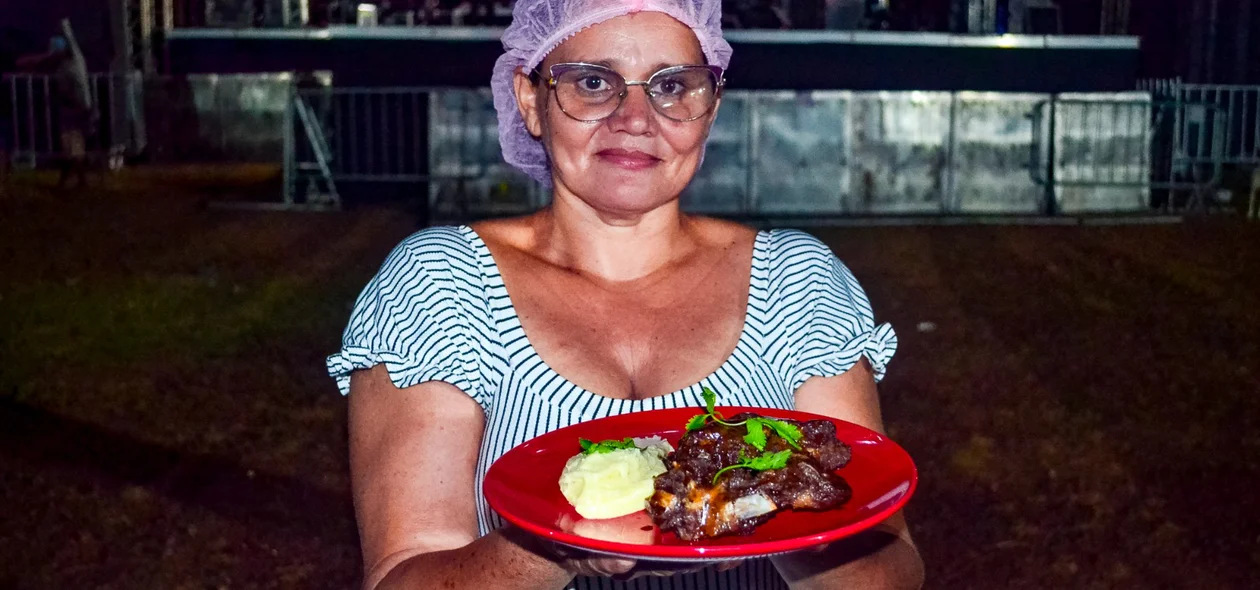 Comidas típicas do evento festivo
