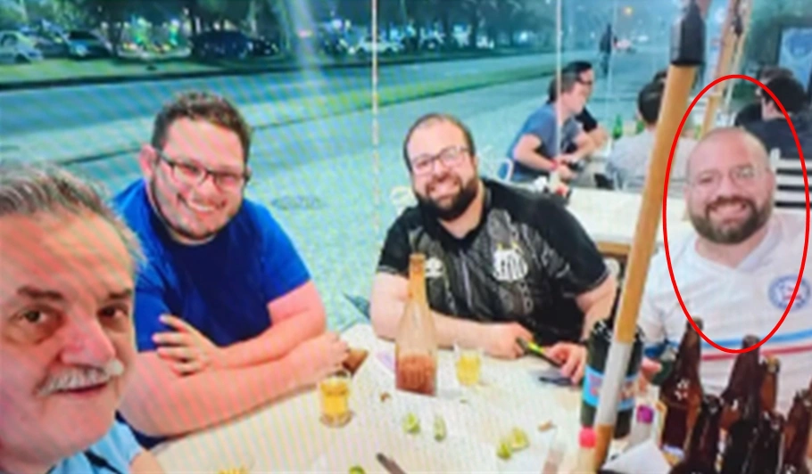 Da esquerda para a direita: Marcos de Andrade Corsato, Daniel Sonnewend, Diego Bomfim e Perseu Almeida