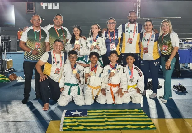 Delegação piauiense de Judô no Jogos Escolares Brasileiros