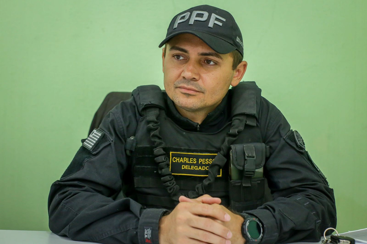 Delegado Charles Pessoa, coordenador do DRACO