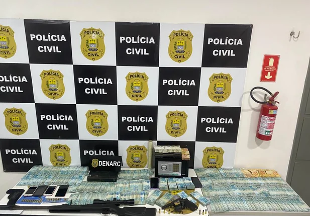 DENARC apreende mais de R$ 170 mil em espécie