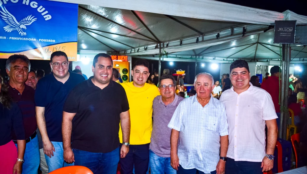Deputados Júlio César e Georgiano Neto, estiveram presentes no festival