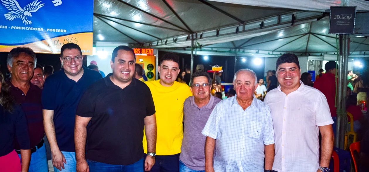 Deputados Júlio César e Georgiano Neto, estiveram presentes no festival