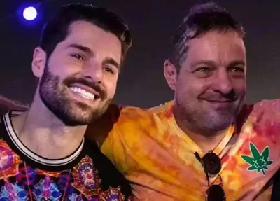 DJ Alok e seu pai, o DJ Juarez "Swarup" Castillo