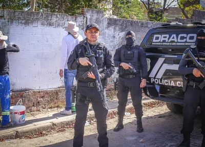DRACO remove pichações de facções na zona leste de Teresina