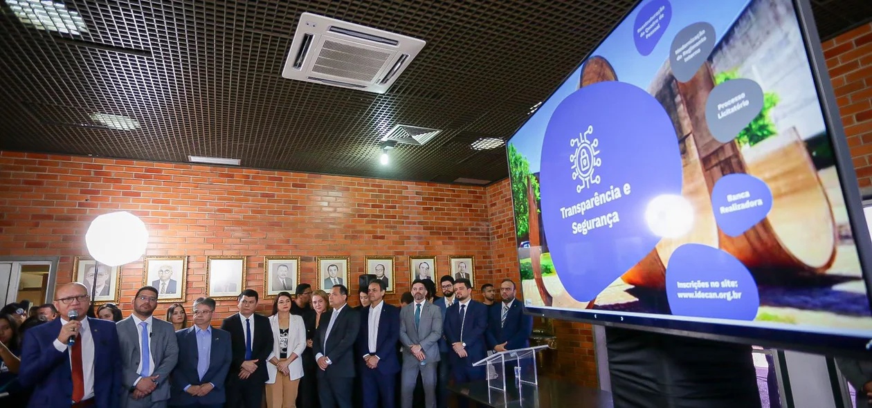 Edital do concurso da Alepi foi lançado no Salão Nobre