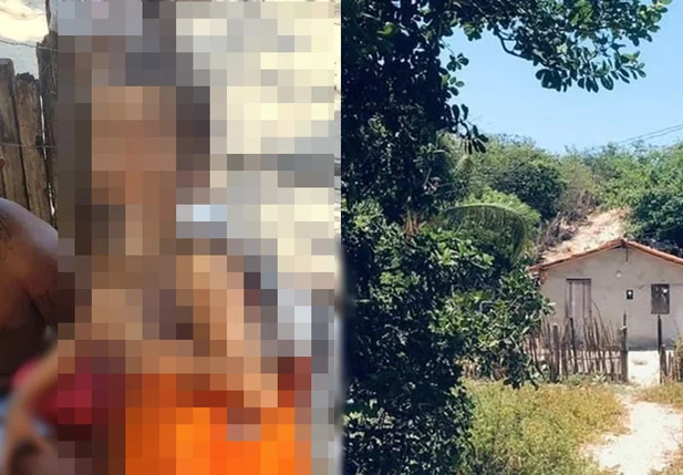 Envolvidos capturados e a casa em que estavam escondidos