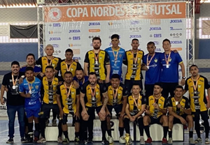 Equipe piauiense da AABB é vice-campeã da Copa Nordeste de Futsal