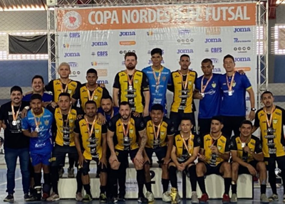 Equipe piauiense da AABB é vice-campeã da Copa Nordeste de Futsal