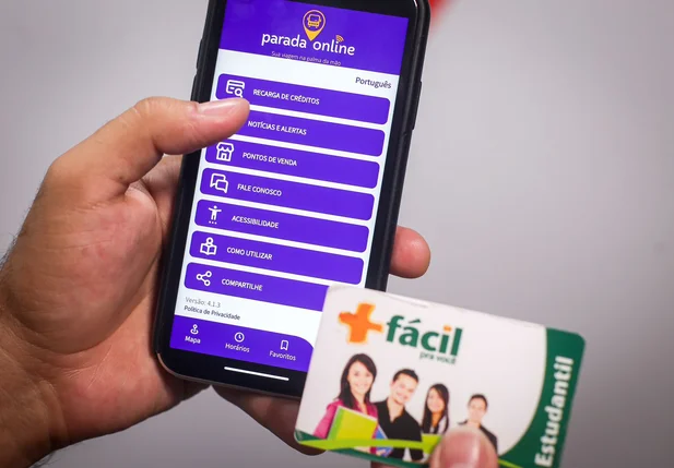 Estudantes de Teresina agora podem recarregar cartão de passagem de ônibus através de aplicativo