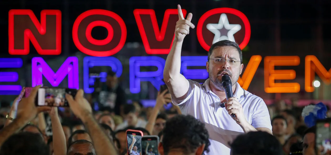 Fábio Novo no lançamento da pré-campanha